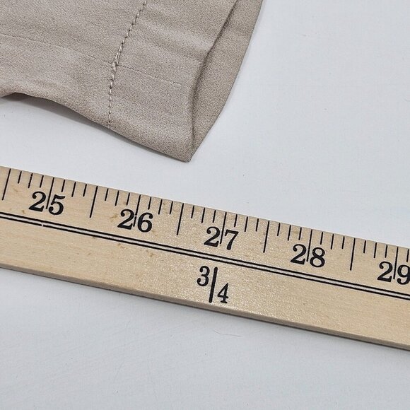 Vince Stucco Patch Pocket Drawstring Satin Pants Beige Women’s Size M Minimalist - Picture 13 of 16